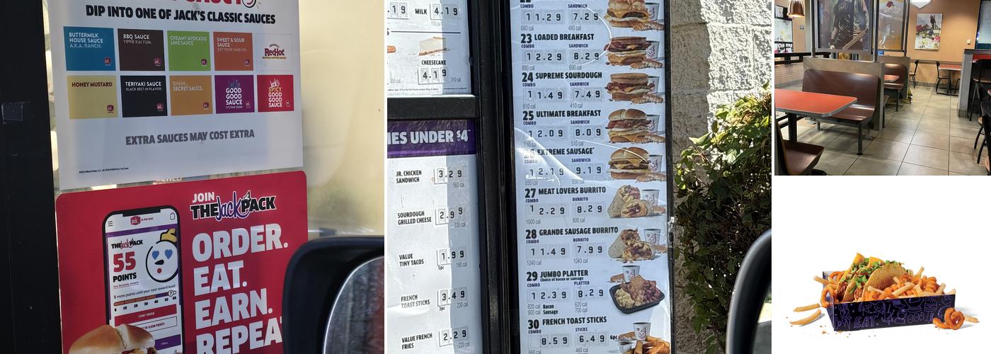 Jack in the Box Menu