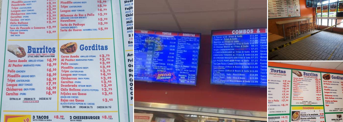 Baja Express Inn Taqueria Menu