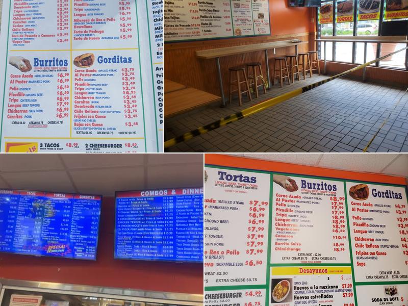 Baja Express Inn Taqueria Menu