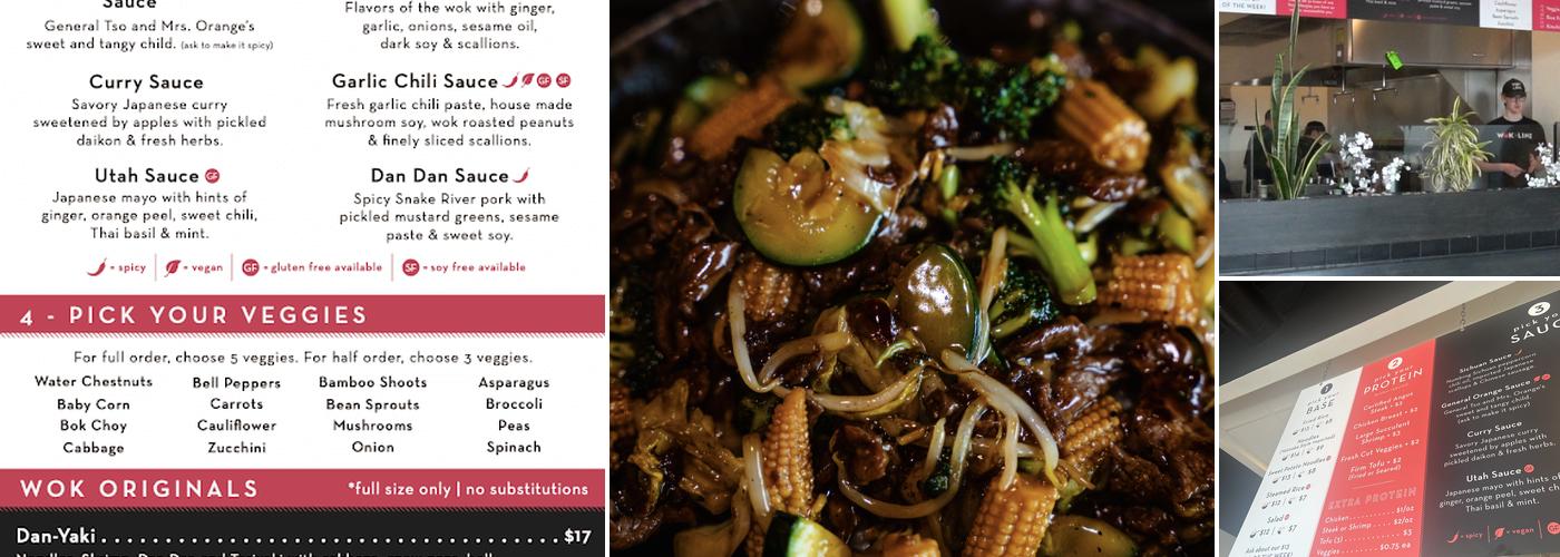 Wok The Line - Asian Cuisine Menu