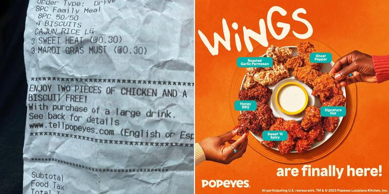 Popeyes Louisiana Kitchen Menu