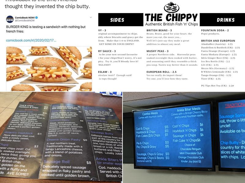 The Chippy - Authentic British Fish 'n' Chips Menu