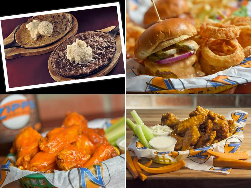 Zipps Sports Grill Menu