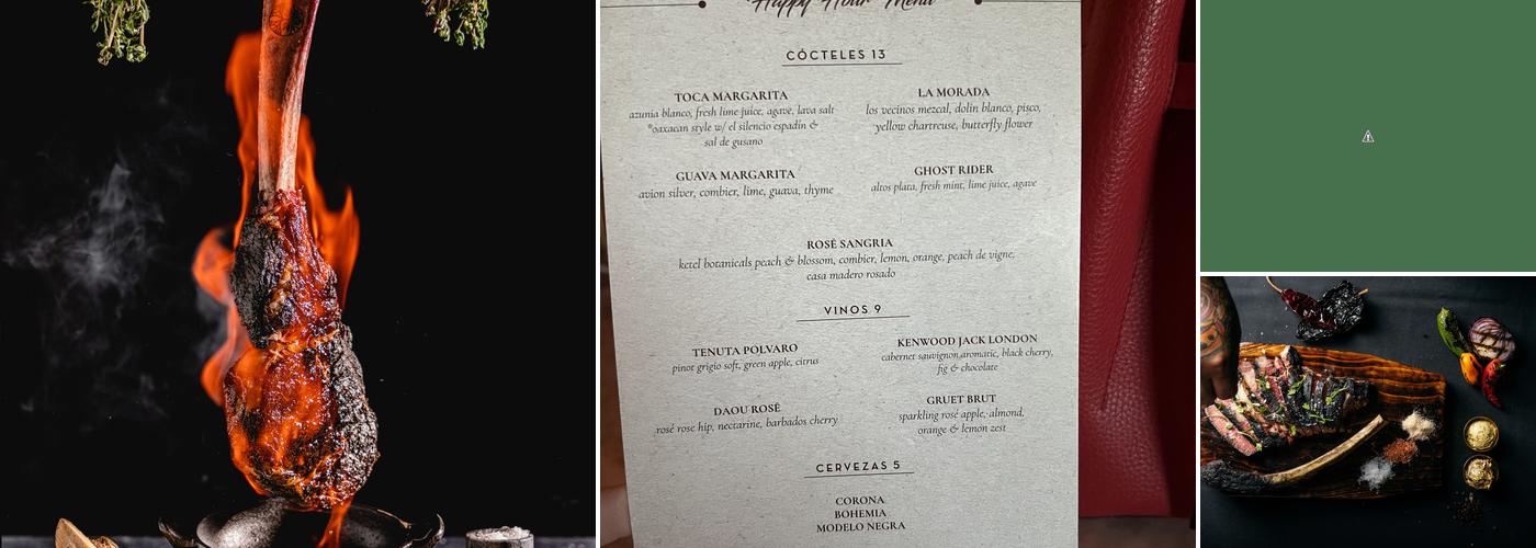 Toca Madera Scottsdale Menu