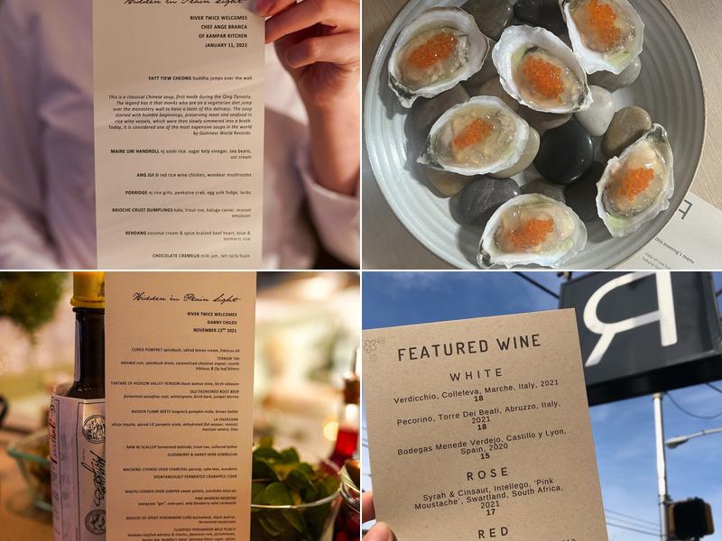 River Twice Menu