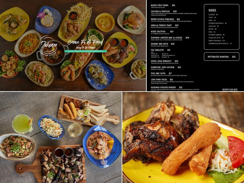 Dukunoo Jamaican Kitchen Menu
