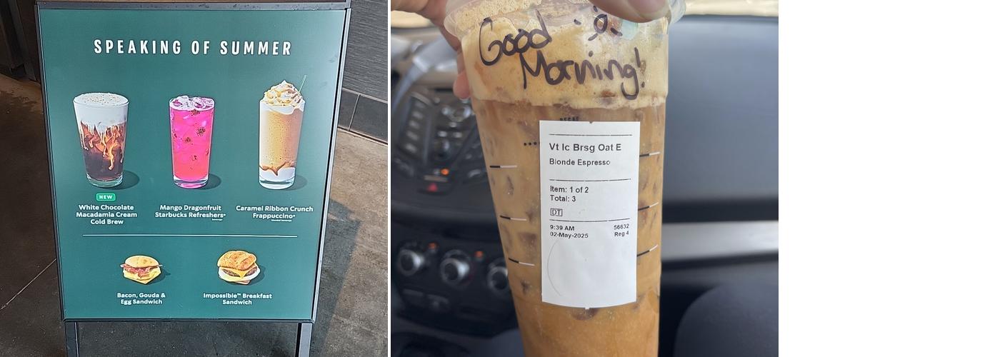 Starbucks Menu