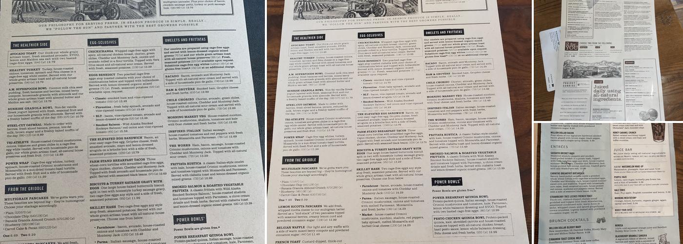 First Watch Menu