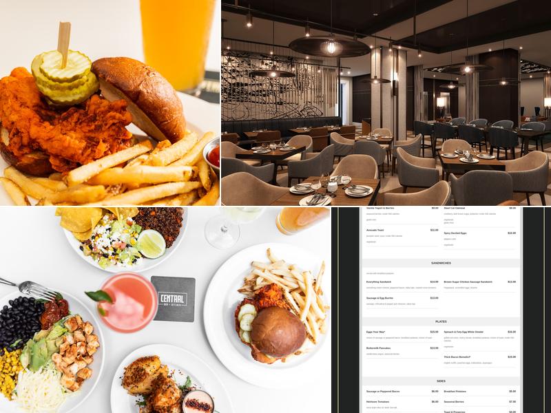 Central Bar + Kitchen Menu