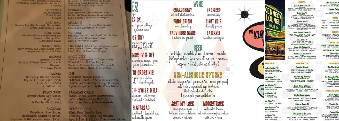 The Kennedy Menu