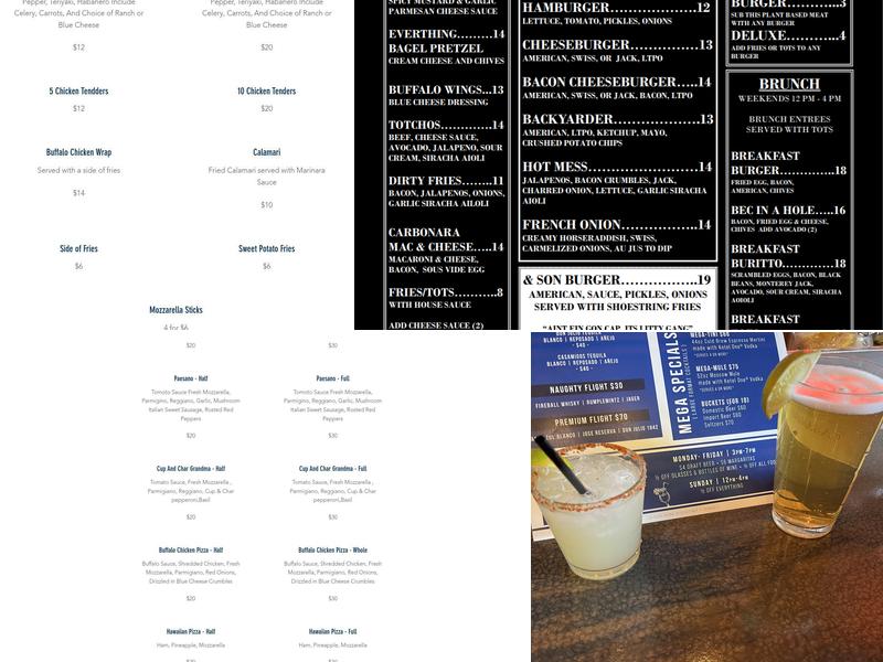 82 Stanton Menu