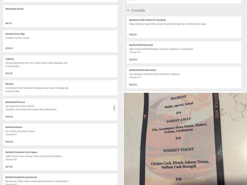 Bokeh Menu