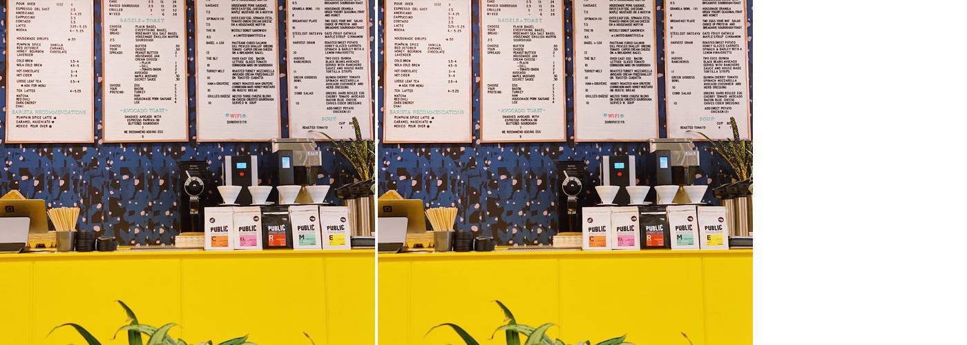 Public Espresso + Coffee Menu