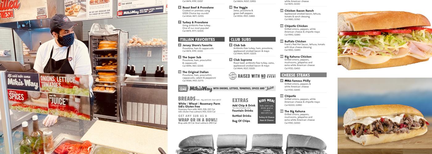Jersey Mike's Subs Menu