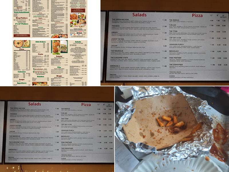 Perizia Kosher Pizza Menu