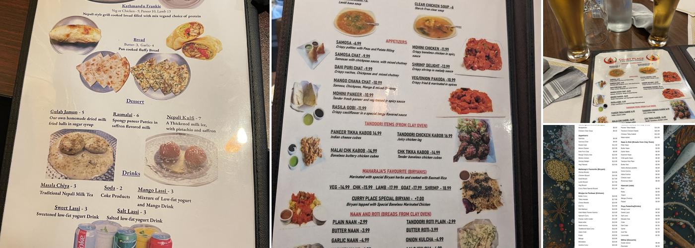Curry Place Menu
