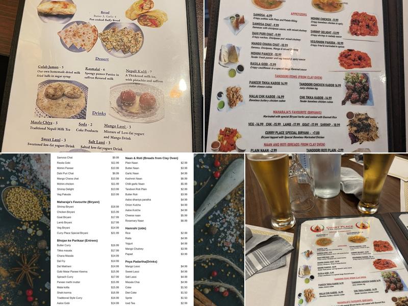 Curry Place Menu