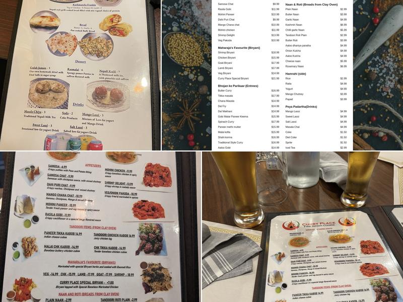 Curry Place Menu