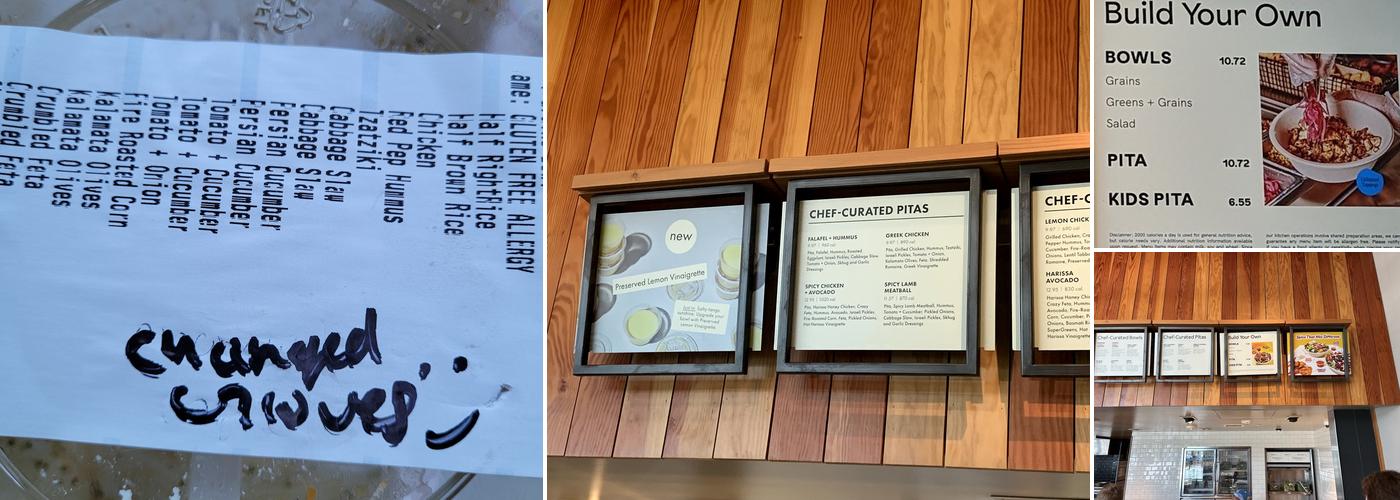 CAVA Menu