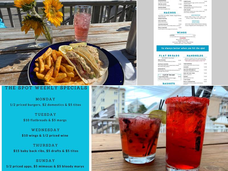 The Spot Bar & Kitchen Menu