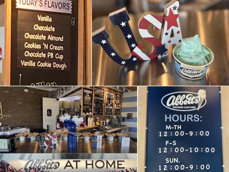 Abbott's Frozen Custard Menu