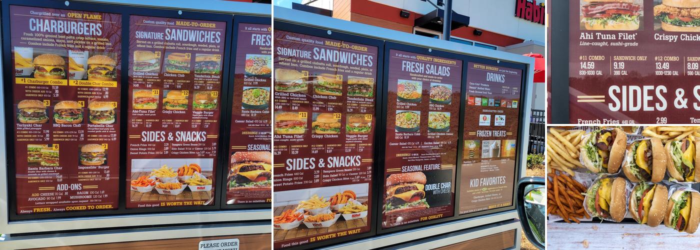 The Habit Burger Menu