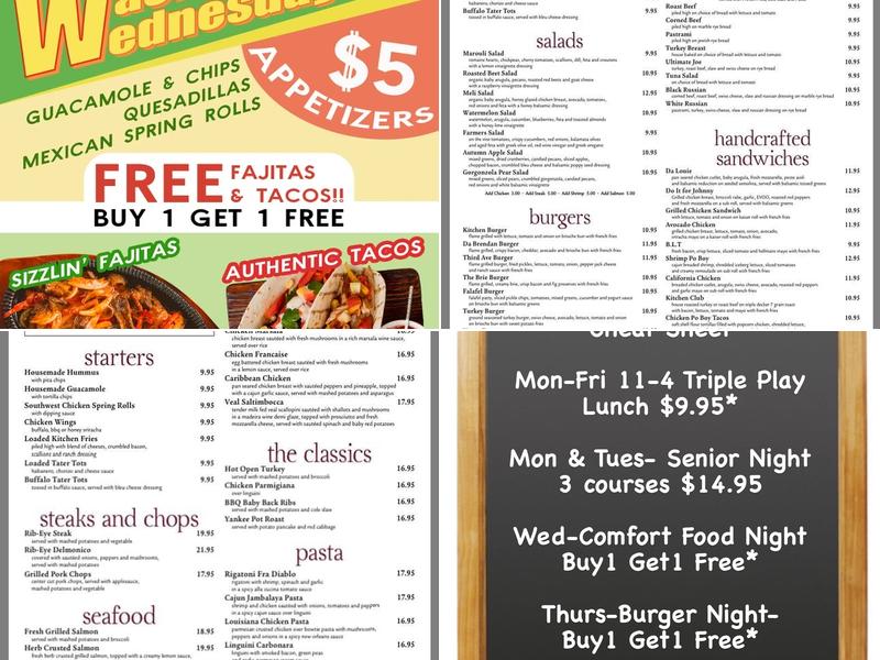 KITCHEN 35 Menu