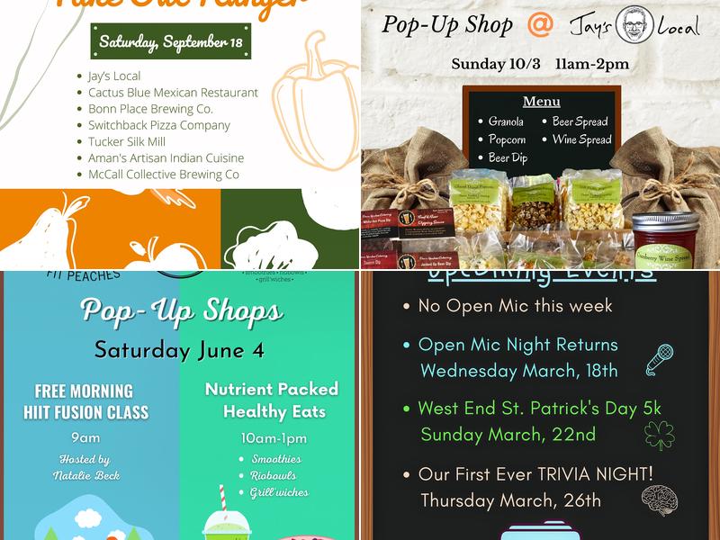 Jay's Local Menu