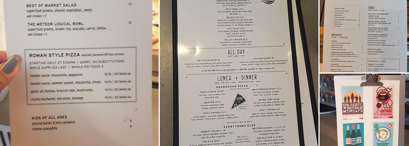 The Meteor Menu