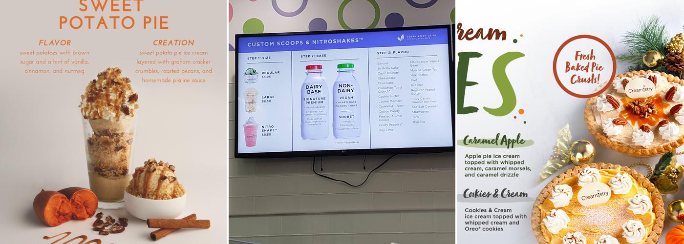Creamistry Menu