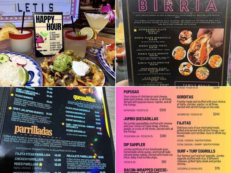 Doña Leti’s Menu