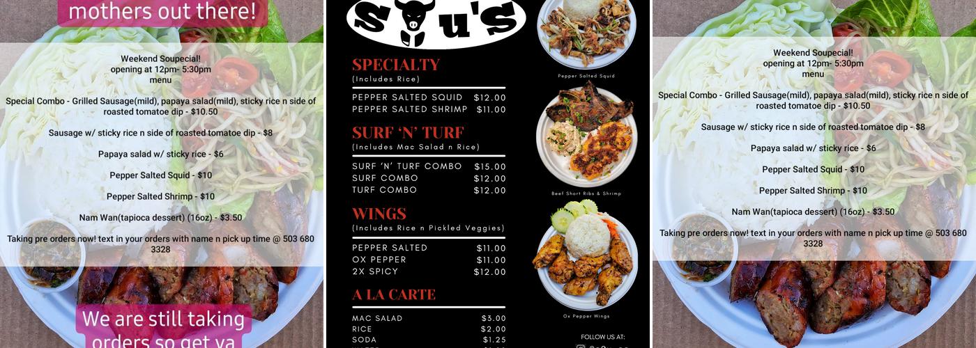 Sou’S Menu