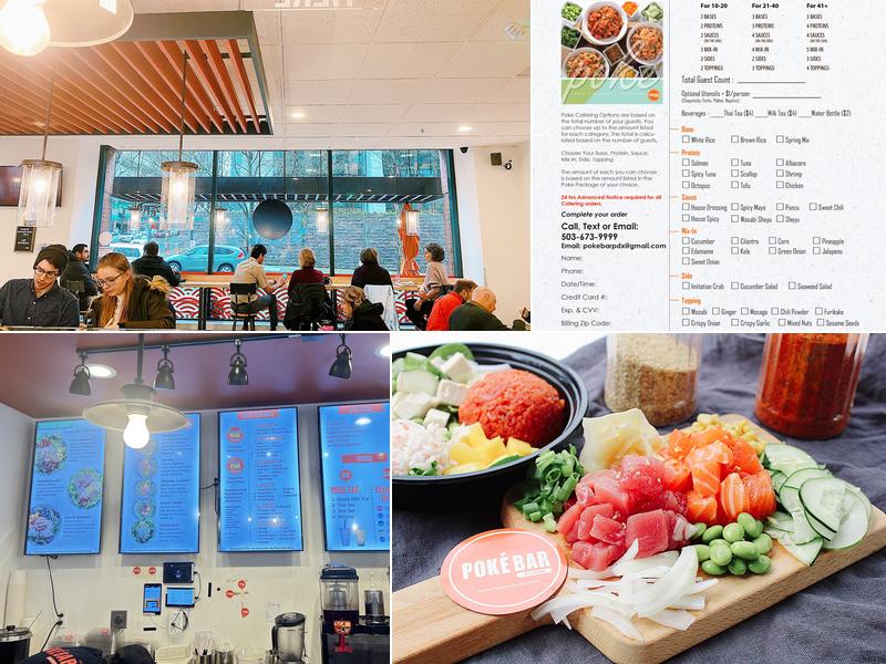 Poke Bar (Dine- In, Take out and Delivery) Menu