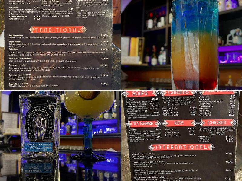 Inka Grill Peruvian Cuisine Roanoke VA Menu