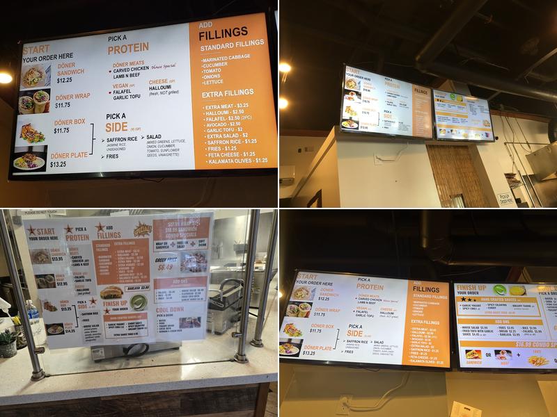 Doner Box Menu