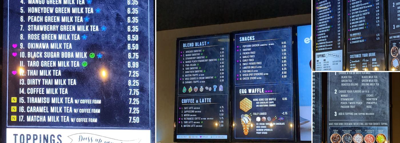 Breaktime Tea - Campbell Menu