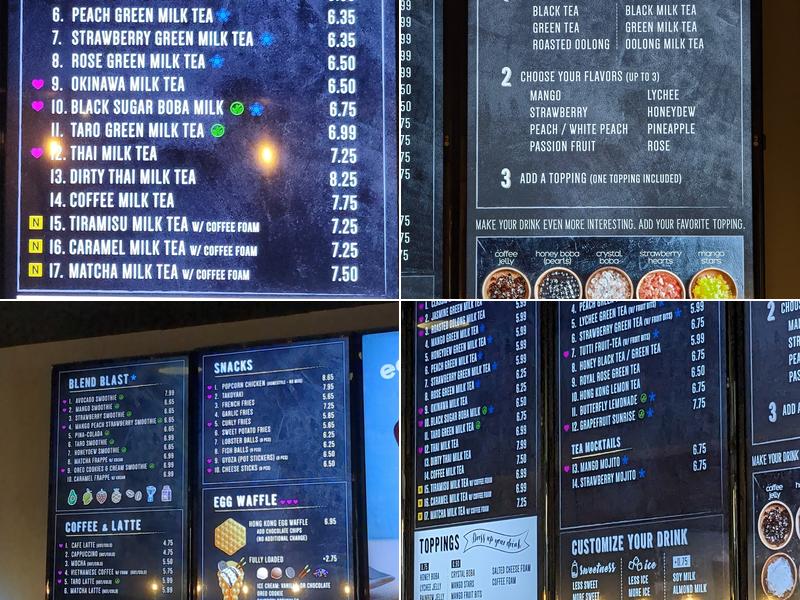 Breaktime Tea - Campbell Menu