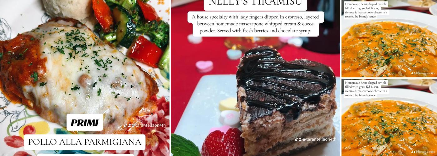 Tarantella on 4th Menu