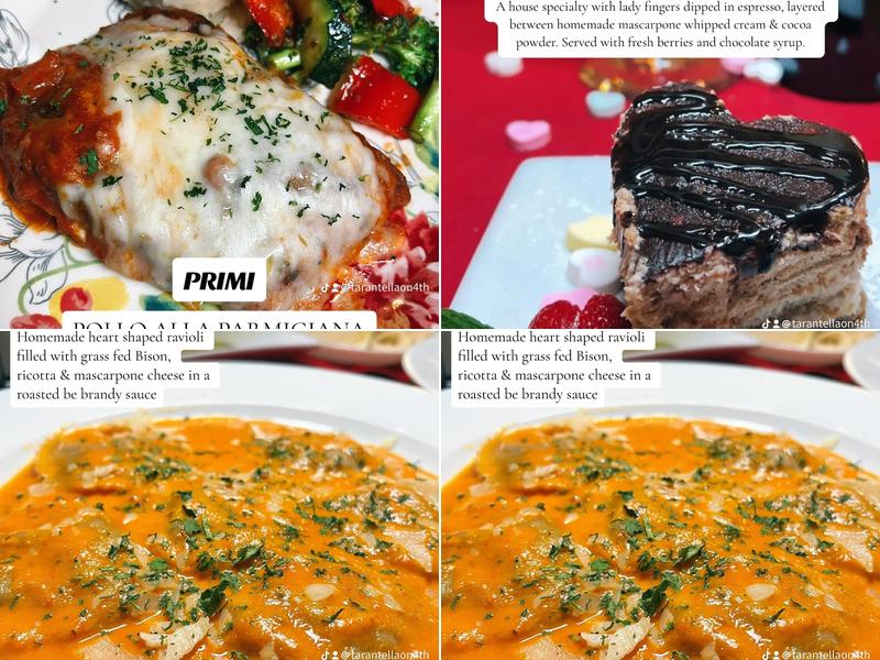 Tarantella on 4th Menu