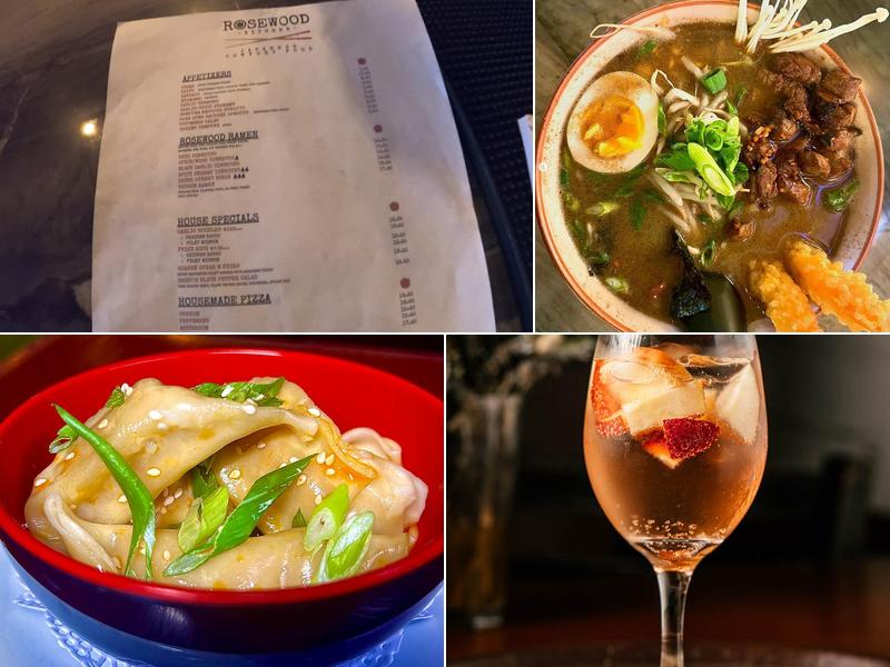 Rosewood Kitchen Menu