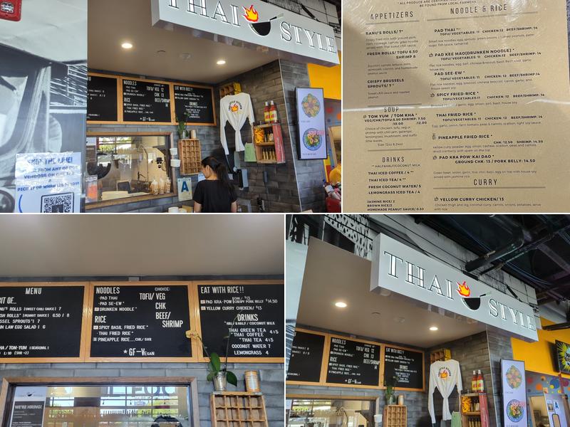 Thai Style Menu