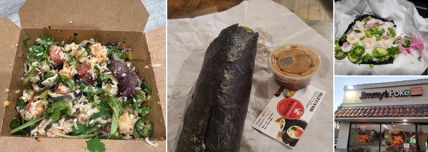 Jimmy's poke and sushi burrito 2