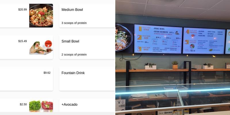 Jimmy's poke and sushi burrito 2 Menu