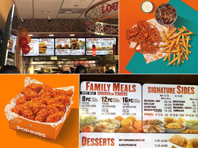 Popeyes Louisiana Kitchen Menu
