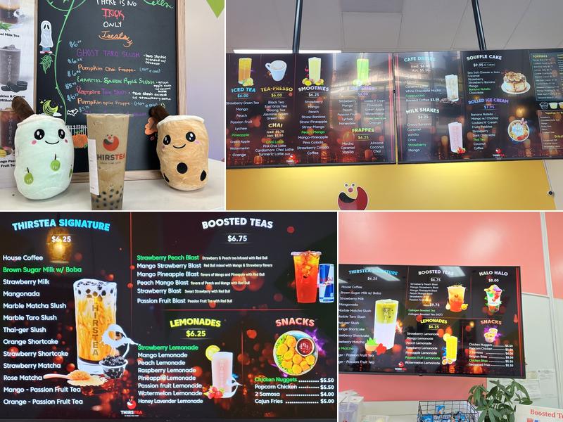 ThirsTea - Nicolas Rd Menu