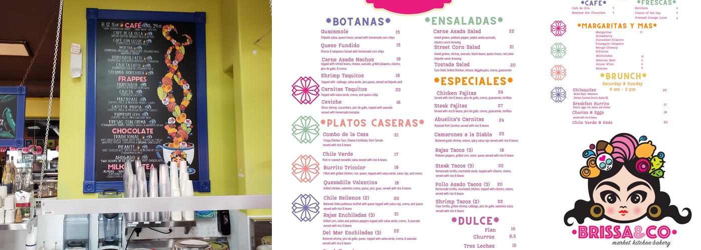 Brissa & Co. Menu