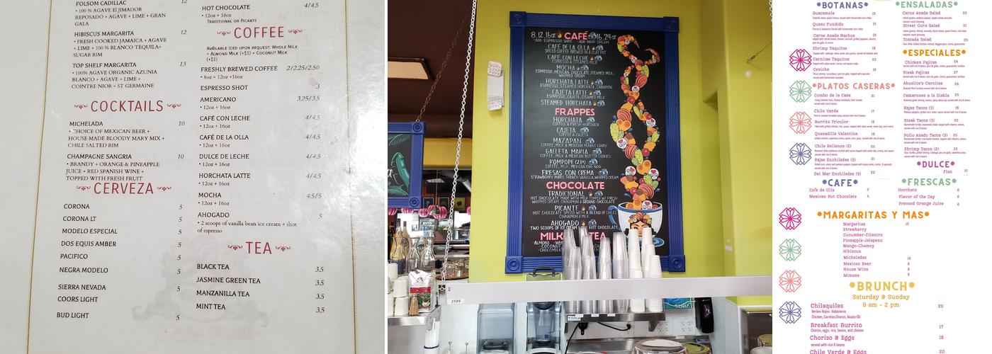 Brissa & Co. Menu