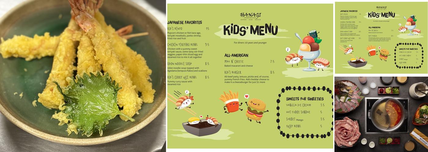 Hanagi Restaurant Menu