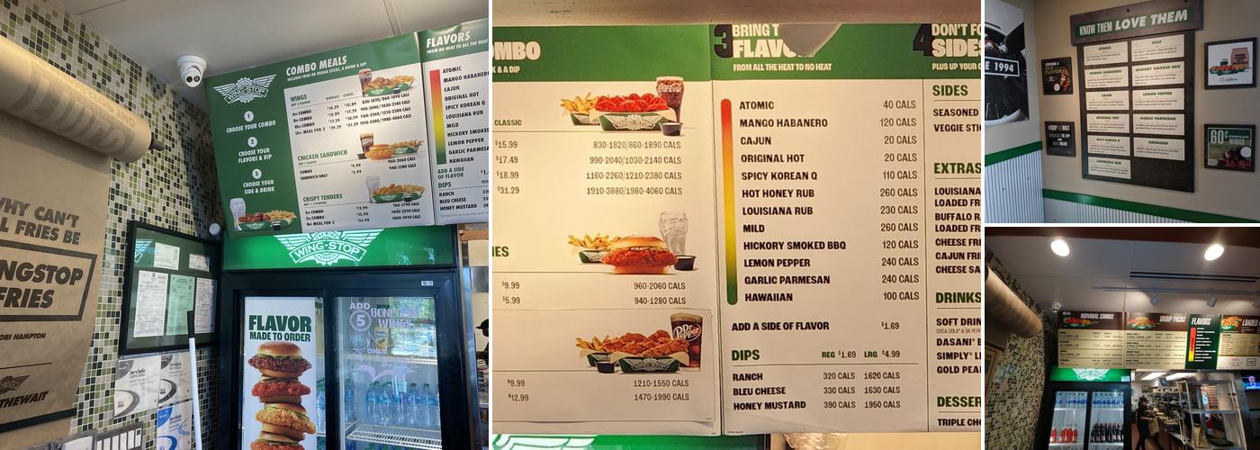 Wingstop Menu