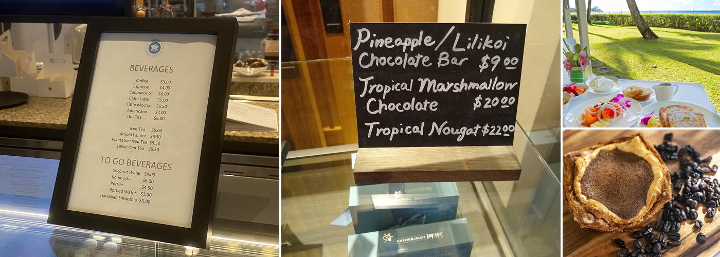 Halekulani Bakery Menu